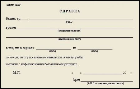 Получить справку о контактах в Краснодаре Справка о контактах в Краснодаре